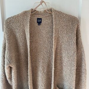 GAP Women's Cozy Tan Cardigan
